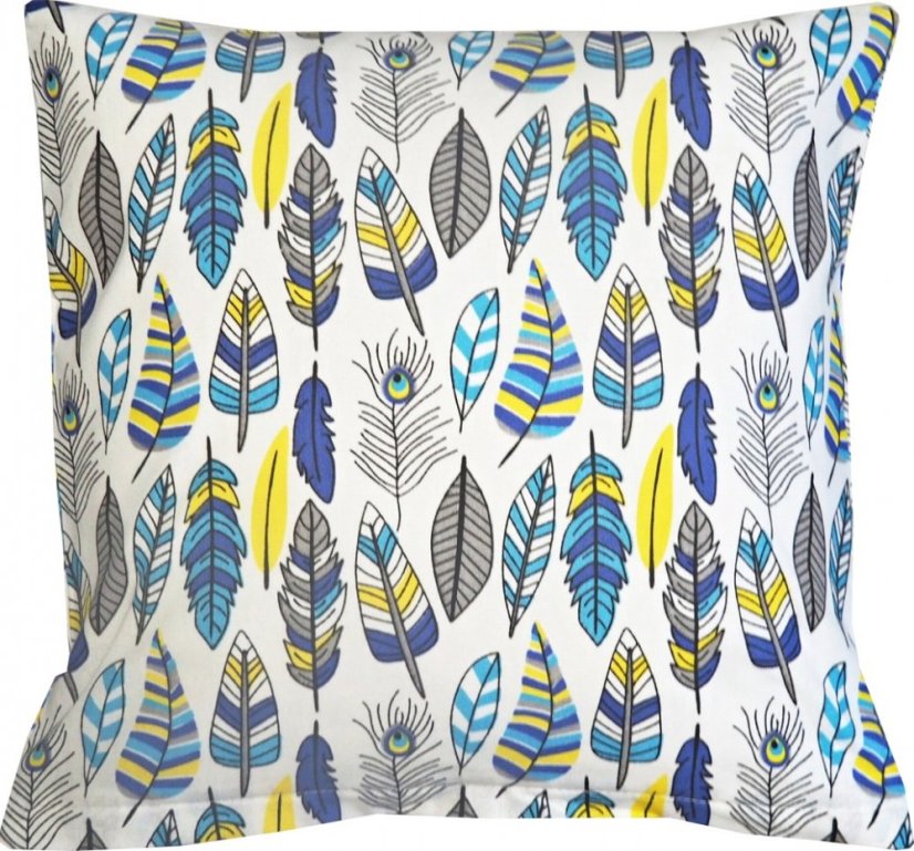 Povlak na polštářek Indiánská pírka - Rozměr polštářku: 40x40