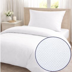 Povlečení saténový damašek - kostičky