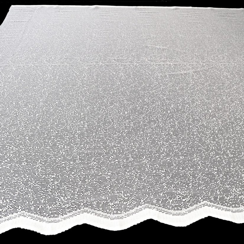 Záclona Henrieta - Vyber výšku ↕ (cm): 126, Vyber šití: bez obšití