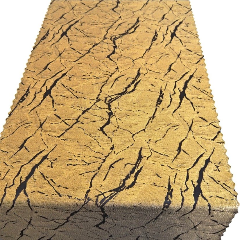 Ubrusová šála v metráži Euridika - Šírka materiálu ↔ (cm): 38, Vyber okraje: pouze střih