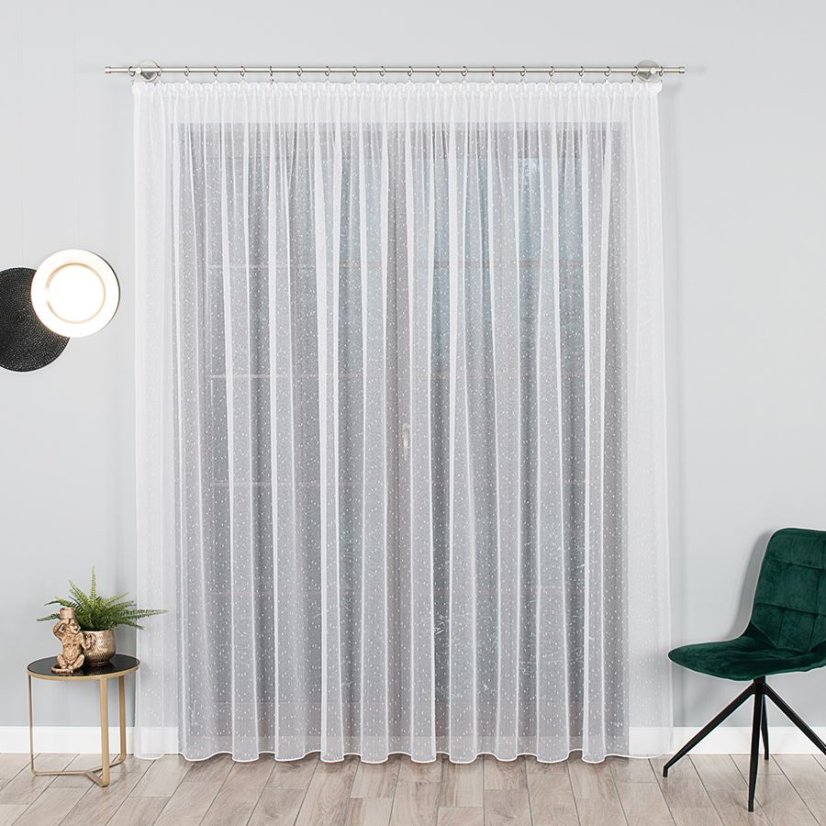 Záclona Sofia s olůvkem - Vyber výšku ↕ (cm): 325, Vyber šití: bez obšití