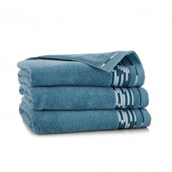 Luxusní ručník, osuška Grafik - modrá