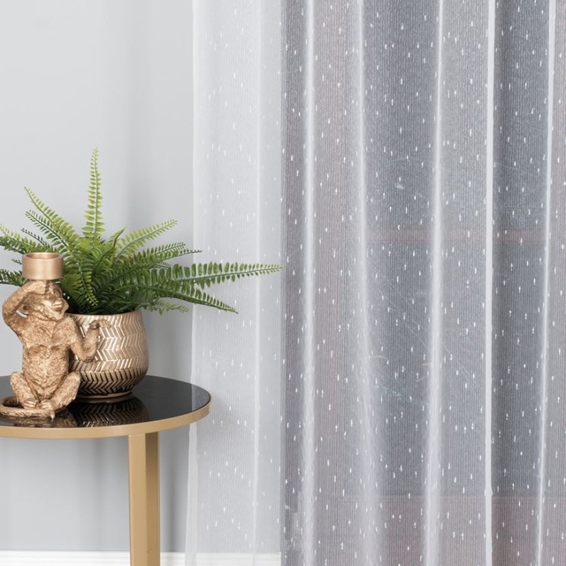 Záclona Sofia s olůvkem - Vyber výšku ↕ (cm): 325, Vyber šití: bez obšití