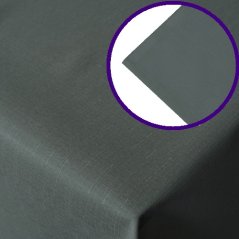 Teflonový ubrus 3789 tm.šedá STANDARD - obšitý