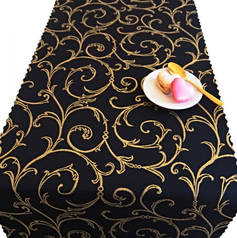 Ubrusová šála v metráži Orfela - Šírka materiálu ↔ (cm): 38, Vyber okraje: pouze střih