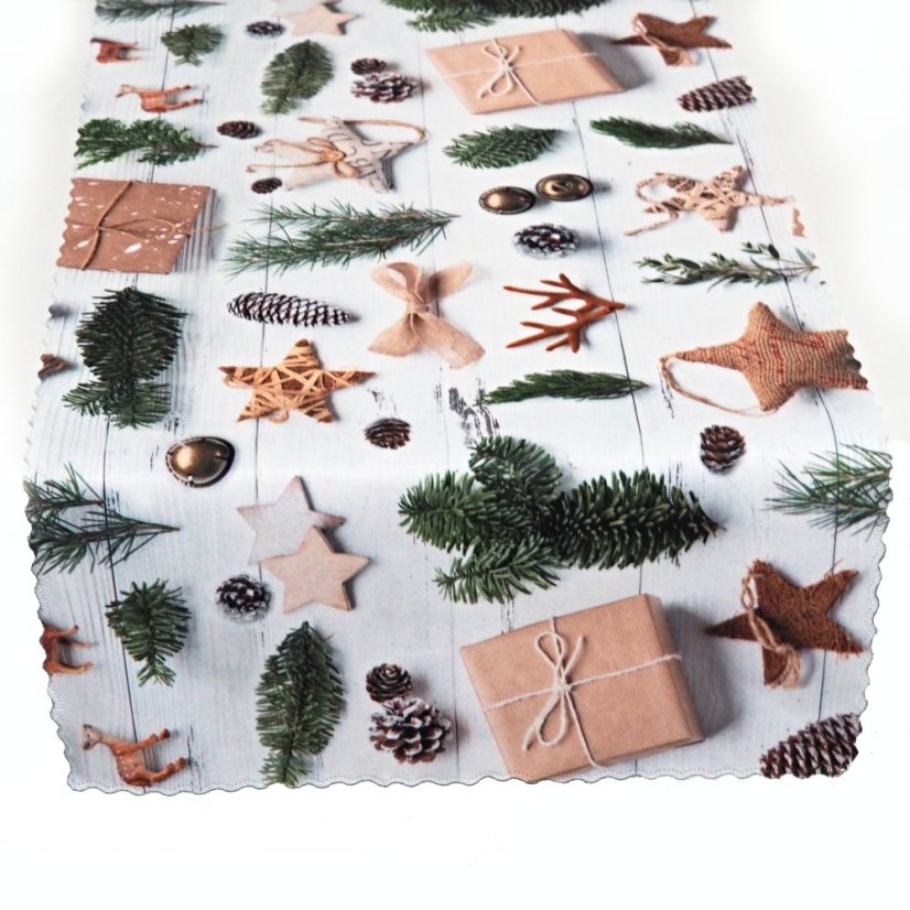 Vánoční ubrusy a běhouny SOFT