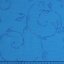 Teflonový ubrus tisk  Anežka - modrý - Rozměr ubrusu: 75x75
