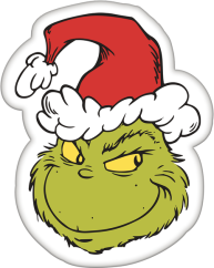 Vánoční polštářek Grinch