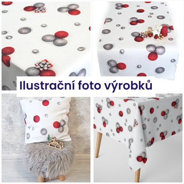 Vánoční ubrusy a běhouny SOFT