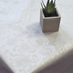 PVC ubrusovina - Damašek - květy