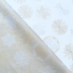 Vánoční látka na ubrusy - Sněhové vločky