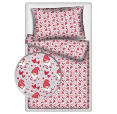 Povlečení hladká bavlna LUX - Skřítci