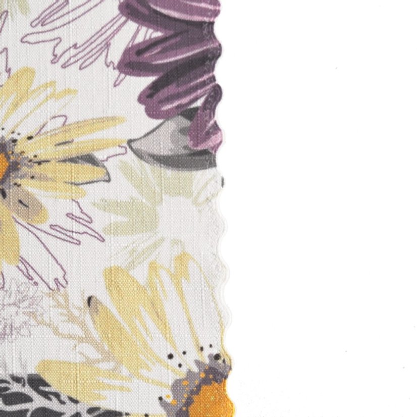 Ubrusová šála v metráži Jasmína - Šíře materiálu ↔ (cm): 38, Vyber okraje: pouze střih