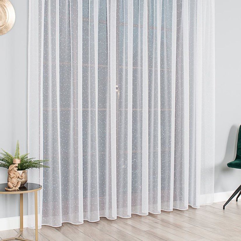 Záclona Sofia s olůvkem - Vyber výšku ↕ (cm): 325, Vyber šití: bez obšití