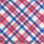 Teflonový ubrus tisk Káro - červeno-modrý - Rozměr ubrusu: 75x75