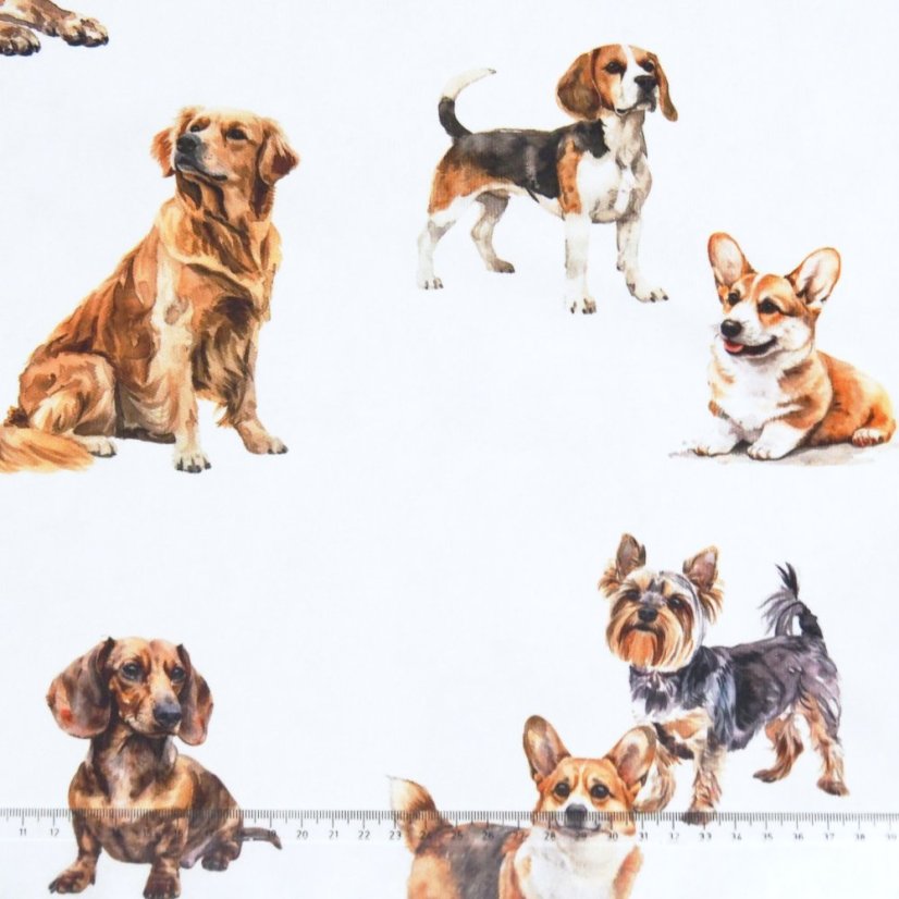 Povlak na polštářek Pejsci