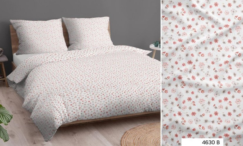 Flanelové povlečení Evika - Rozměr povlečení: 140x200+70x90