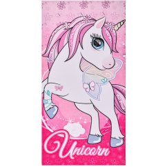 Dětská osuška Jednorožec - růžová