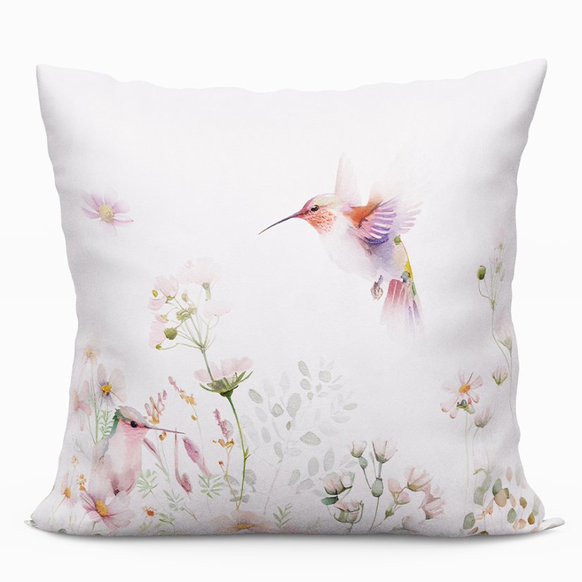 Povlak na polštářek Kolibříci
