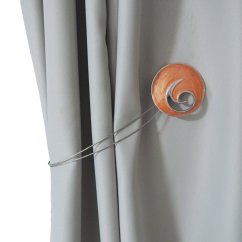 Magnetická spona na závěsy - Šarlot - oranžová