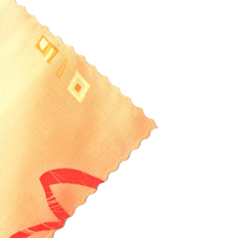 Teflonový ubrus tisk Kamila - oranžový - Vyber rozměr: 75x75