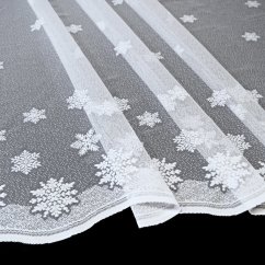 Vianočná záclona Vločky