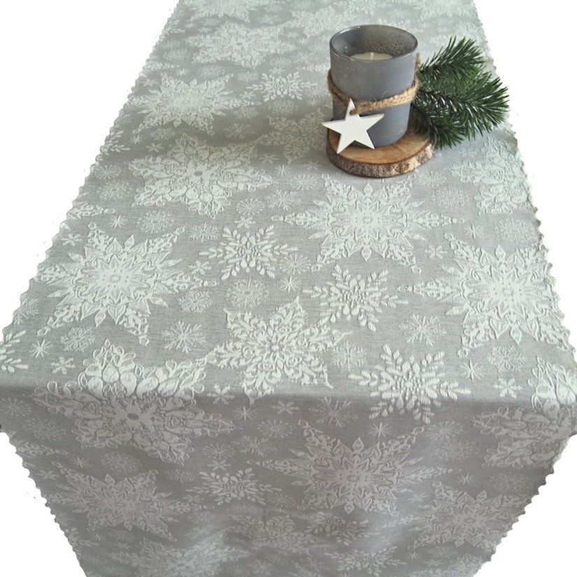 Vánoční ubrusy Bicolor - Hvězda - Vyber rozměr: 75x75
