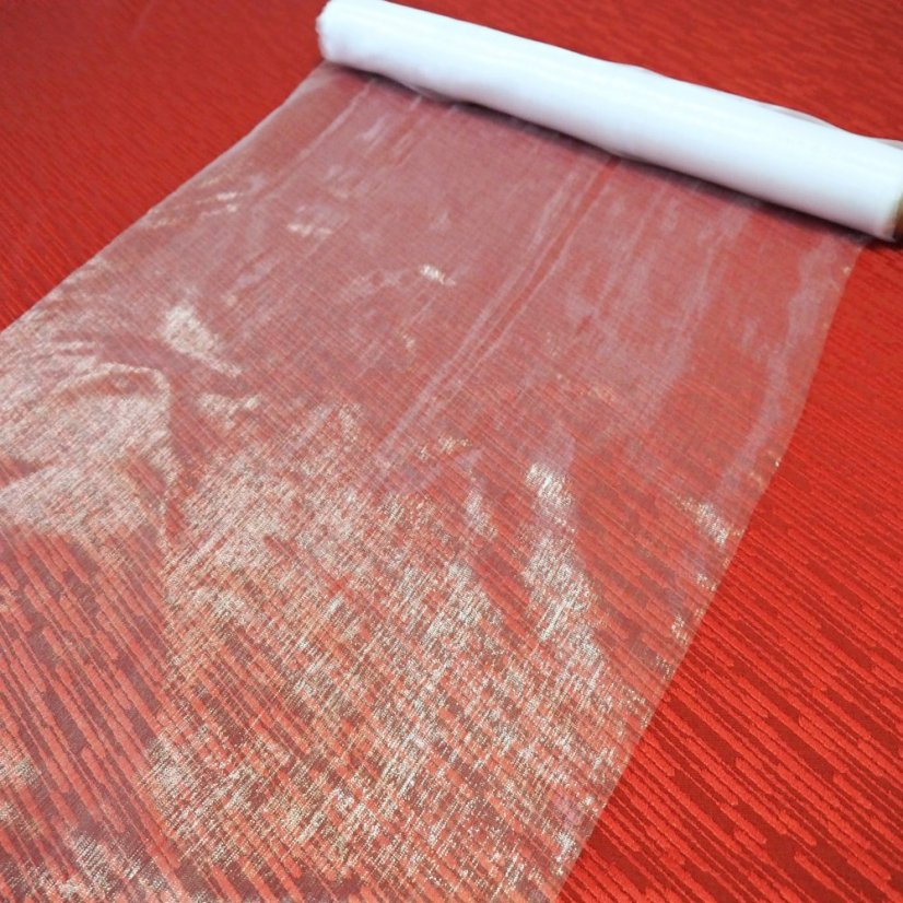 Dekorační organza  - bílá