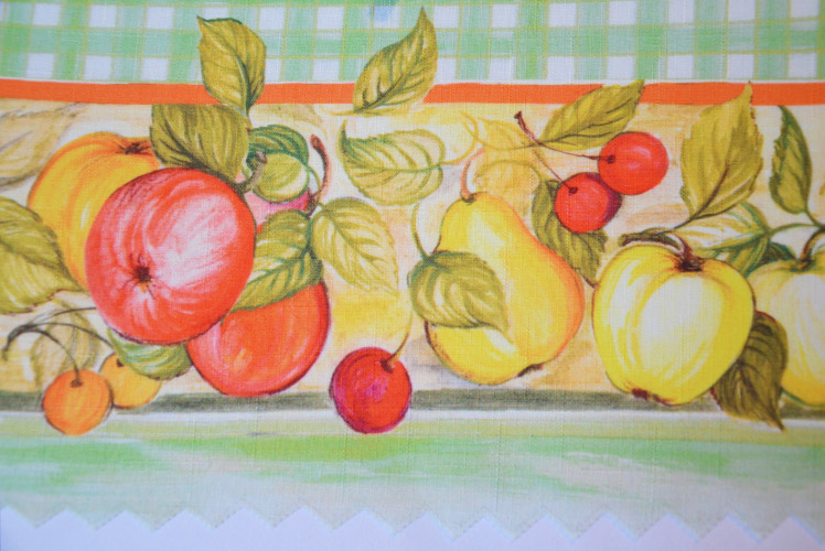 Ubrus - ovoce zelený - Vyber rozmer: 75x75