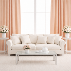 Dekorační látka Dimout - pudrová