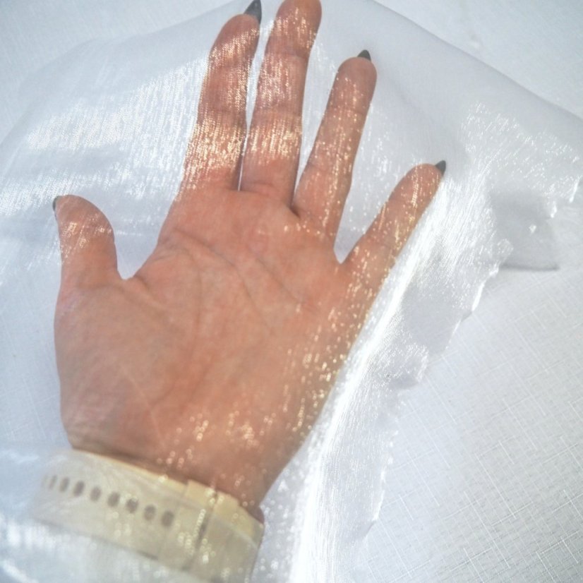 Dekorační organza  - bílá