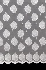 Kusová záclona Lístky