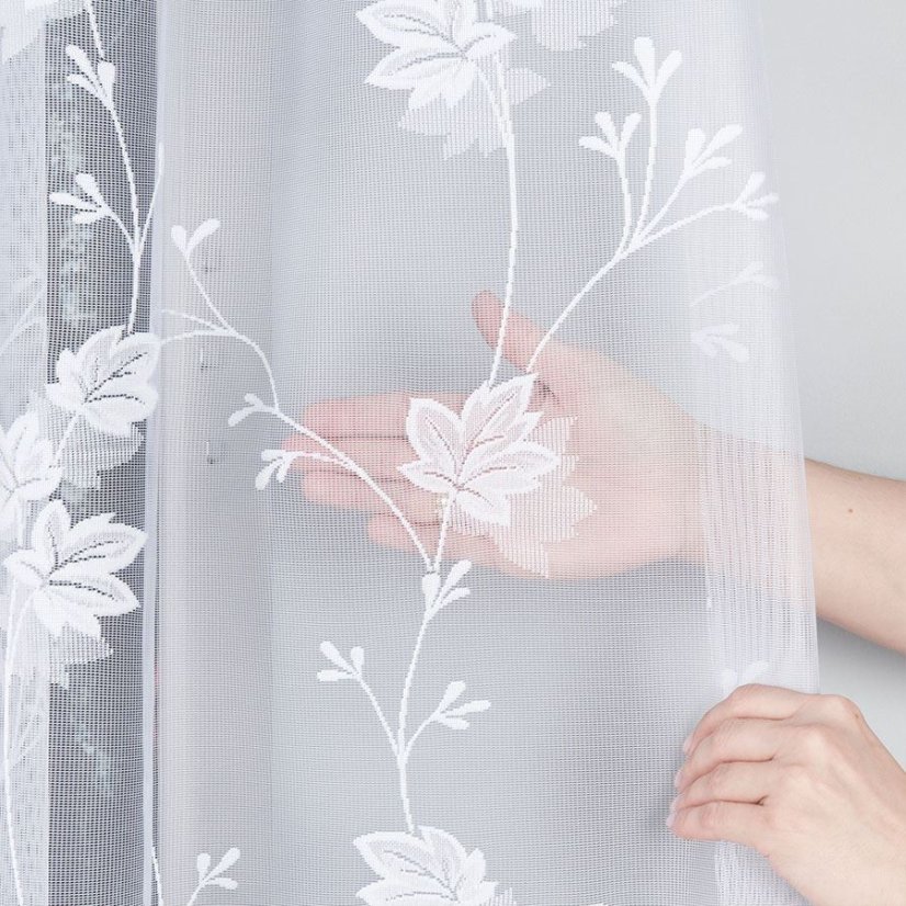 Záclona Tereza - Vyber výšku ↕ (cm): 150, Vyber šití: bez obšití