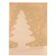 Vánoční utěrka Stromeček - béžová