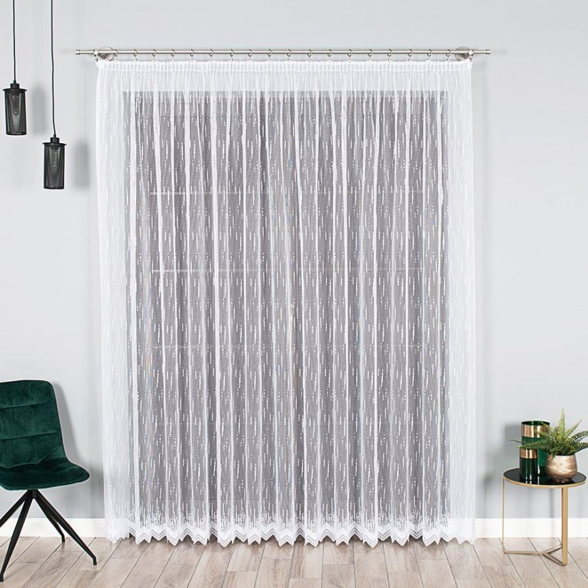 Záclona Amara - Vyber výšku ↕ (cm): 30, Vyber šití: bez obšití