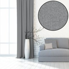 Dekorační látka Blackout Pure šedá - 280 cm