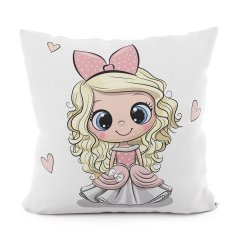 Povlak na polštářek Princezna blondýnka