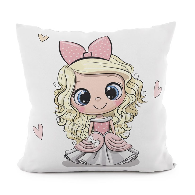 Povlak na polštářek Princezna blondýnka