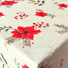 Vianočné obrusy - Štedrovečerné kvety
