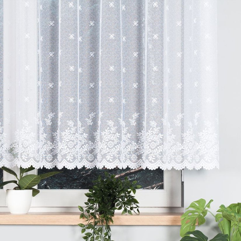 Záclona Karolína - Vyber výšku ↕ (cm): 30, Vyber šití: bez obšití