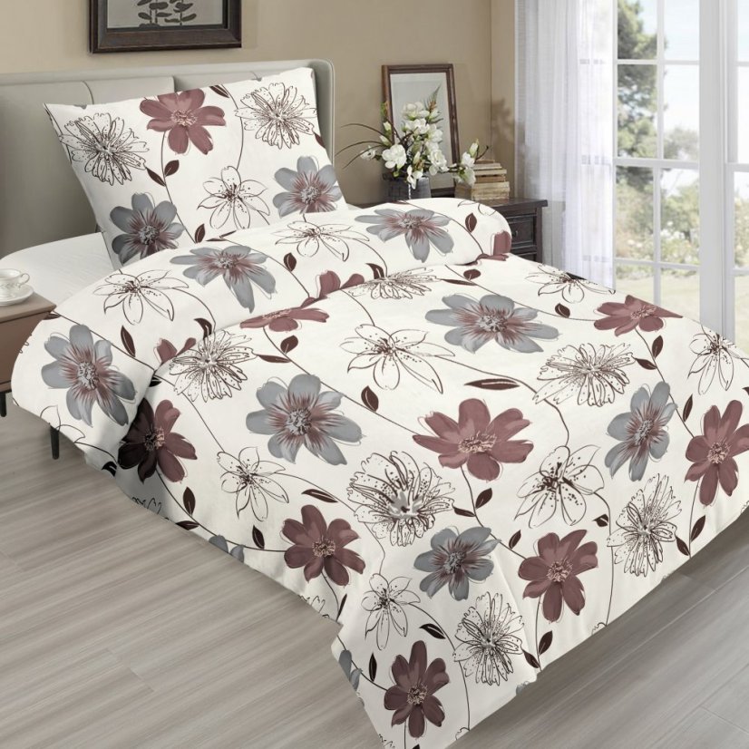 Povlečení mikroflanel Regína - Rozměr povlečení: 140x200+70x90