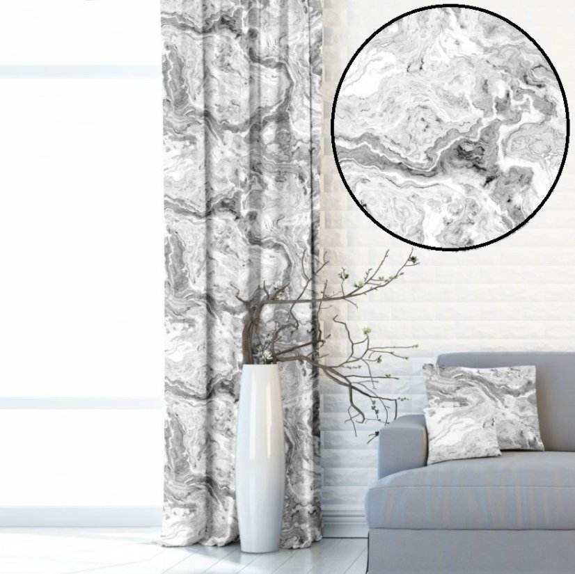 Dekorační látka Dimout NY 390320-101 - Šírka materiálu ↔ (cm): 150, Vyber šitie: bez obšití