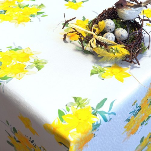 Teflonový ubrus Velikonoce - Narcis - Rozměr ubrusu: 38x38