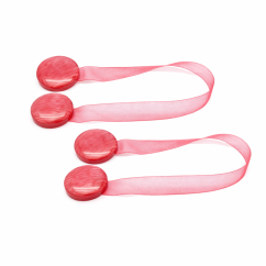 Magnetické spony na závěsy 2 ks - vínové