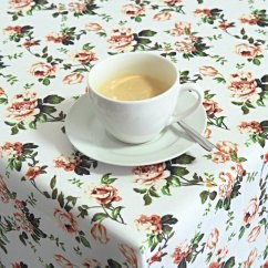 Teflonový ubrus tisk Viola - oranžový