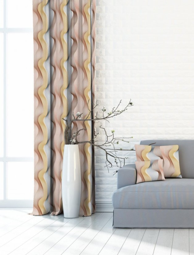 Dekorační látka SOFT 01059-1020 - Vyber šití: bez obšití, Šíře materiálu ↔ (cm): 150