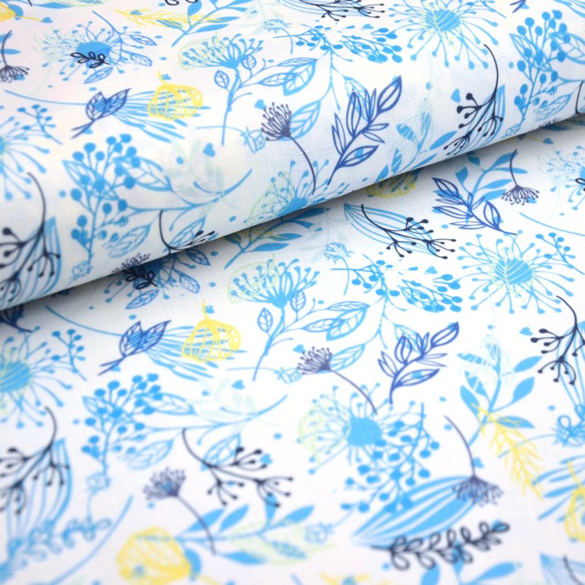 Teflonová látka  Viva modrá - Šírka materiálu ↔ (cm): 155