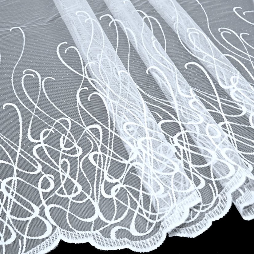 Záclona Nami - Vyber výšku ↕ (cm): 130, Vyber šití: bez obšití