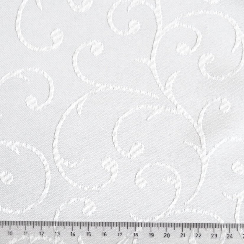 Žakárový ubrus - 931 bílý - Vyber rozměr: 30x30