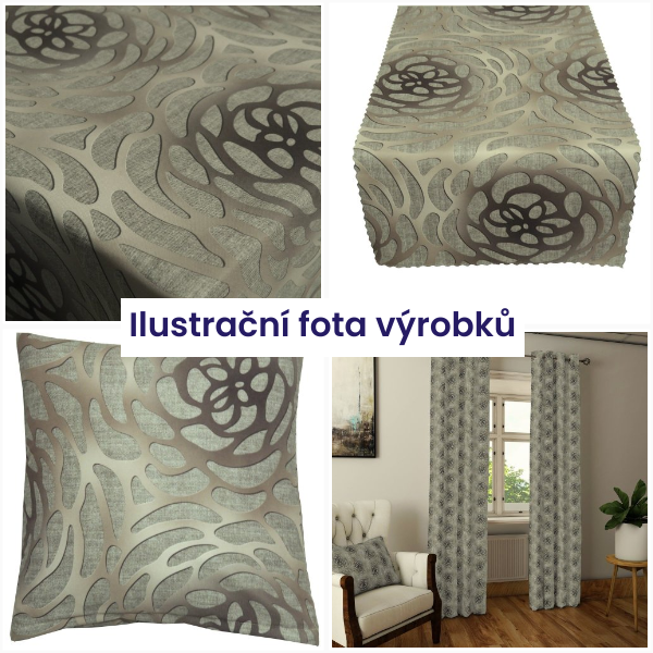 Dekorační látka SOFT 54816-1034 - Šírka materiálu ↔ (cm): 150, Vyber šitie: bez obšití
